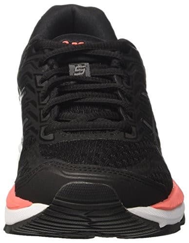 ASICS GT-2000 5 Womens Running Walking Shoes 8 Black/carbon/flash coral T757N - Thumbnail 5
