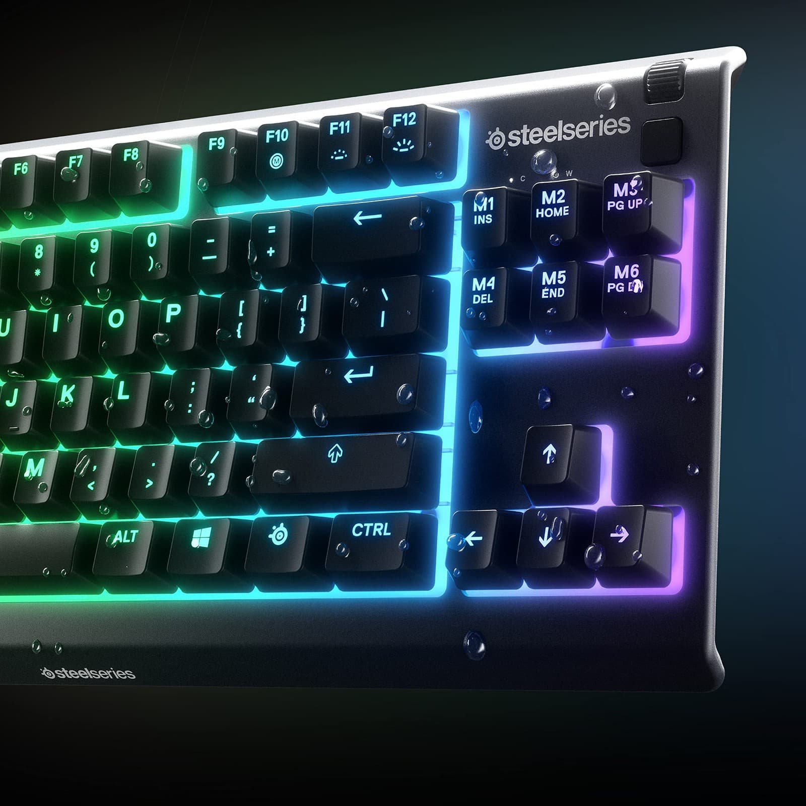 SteelSeries Apex 3 TKL Tenkeyless Gaming Keyboard Wired Quiet RGB, Anti-Ghosting - Thumbnail 5