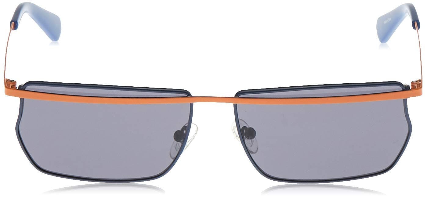 Guess GU8208 42A Blue Orange Metal Sunglasses Frame 57-14-140 Guess X JBalvin - Thumbnail 2