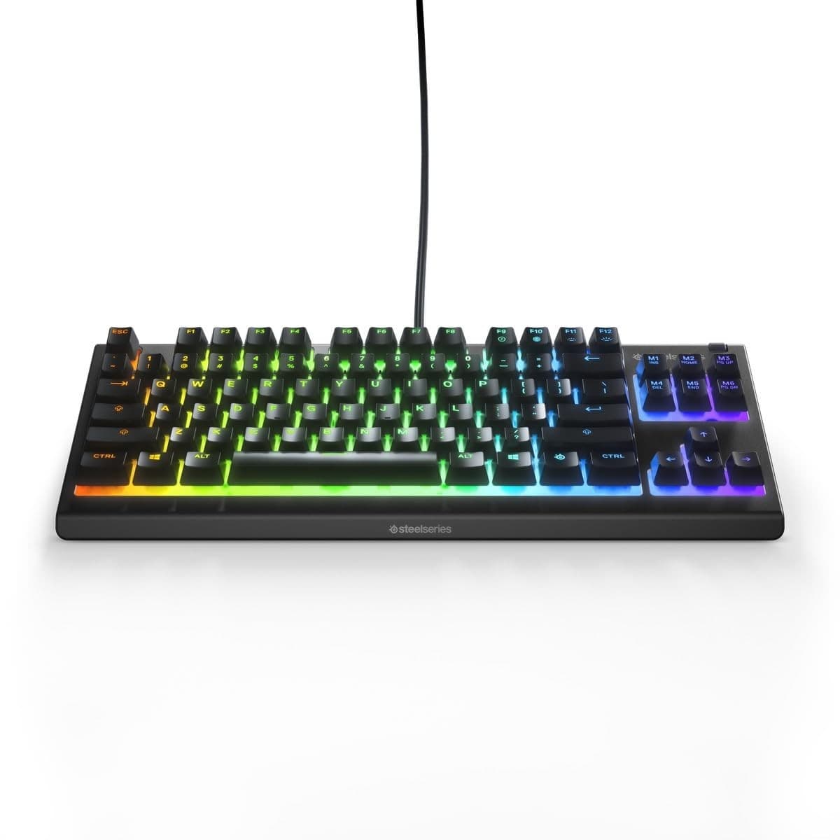 SteelSeries Apex 3 TKL Tenkeyless Gaming Keyboard Wired Quiet RGB, Anti-Ghosting - Thumbnail 2
