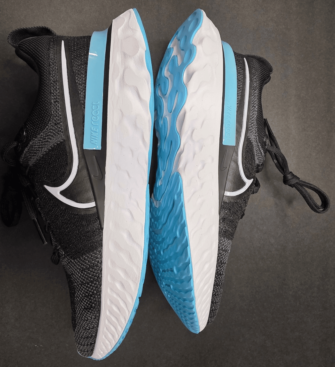 Nike React Infinity Run Flyknit 2 Women Shoes Anthracite Ghost Black Size 6.5 B - Thumbnail 5