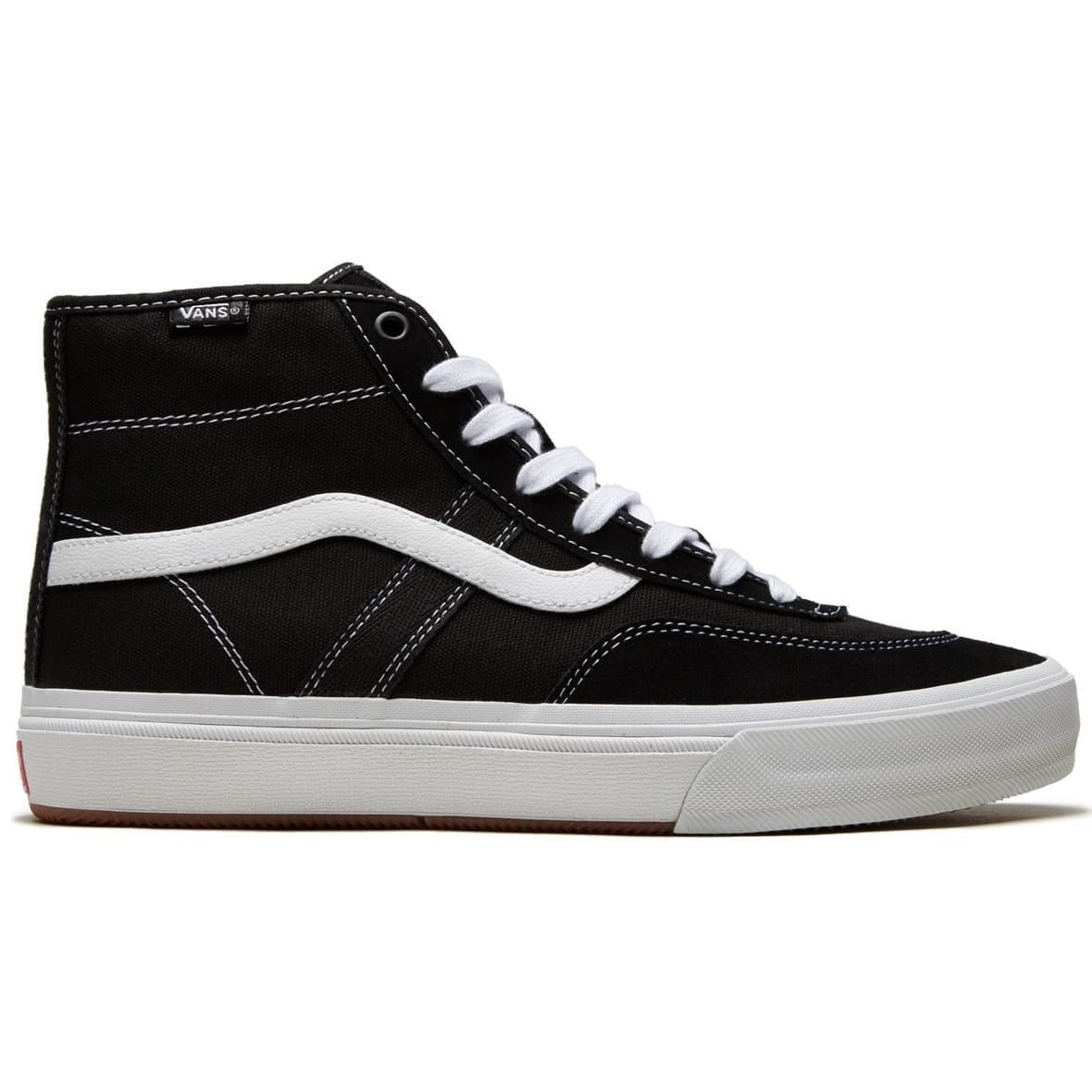 Vans - Gilbert Crockethigh Mens Sneaker Shoes, Black/White, Size: 11.5 M - Thumbnail 2