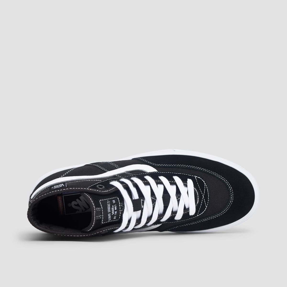 Vans - Gilbert Crockethigh Mens Sneaker Shoes, Black/White, Size: 11.5 M - Thumbnail 4