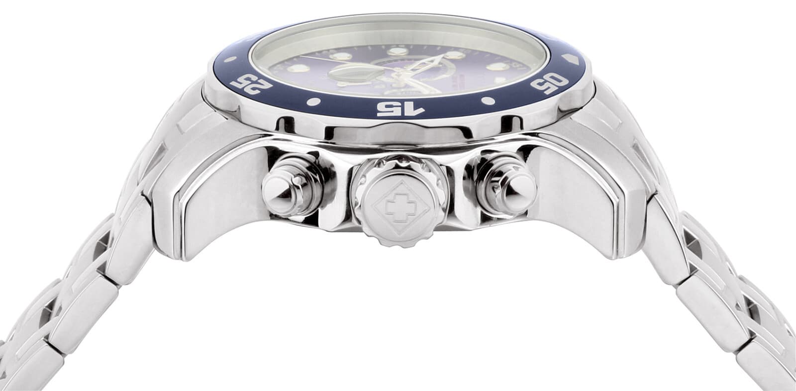 Invicta Men'S Pro Diver Collection Chronograph Watch BLUE DIAL Silver Tone 200M - Thumbnail 3