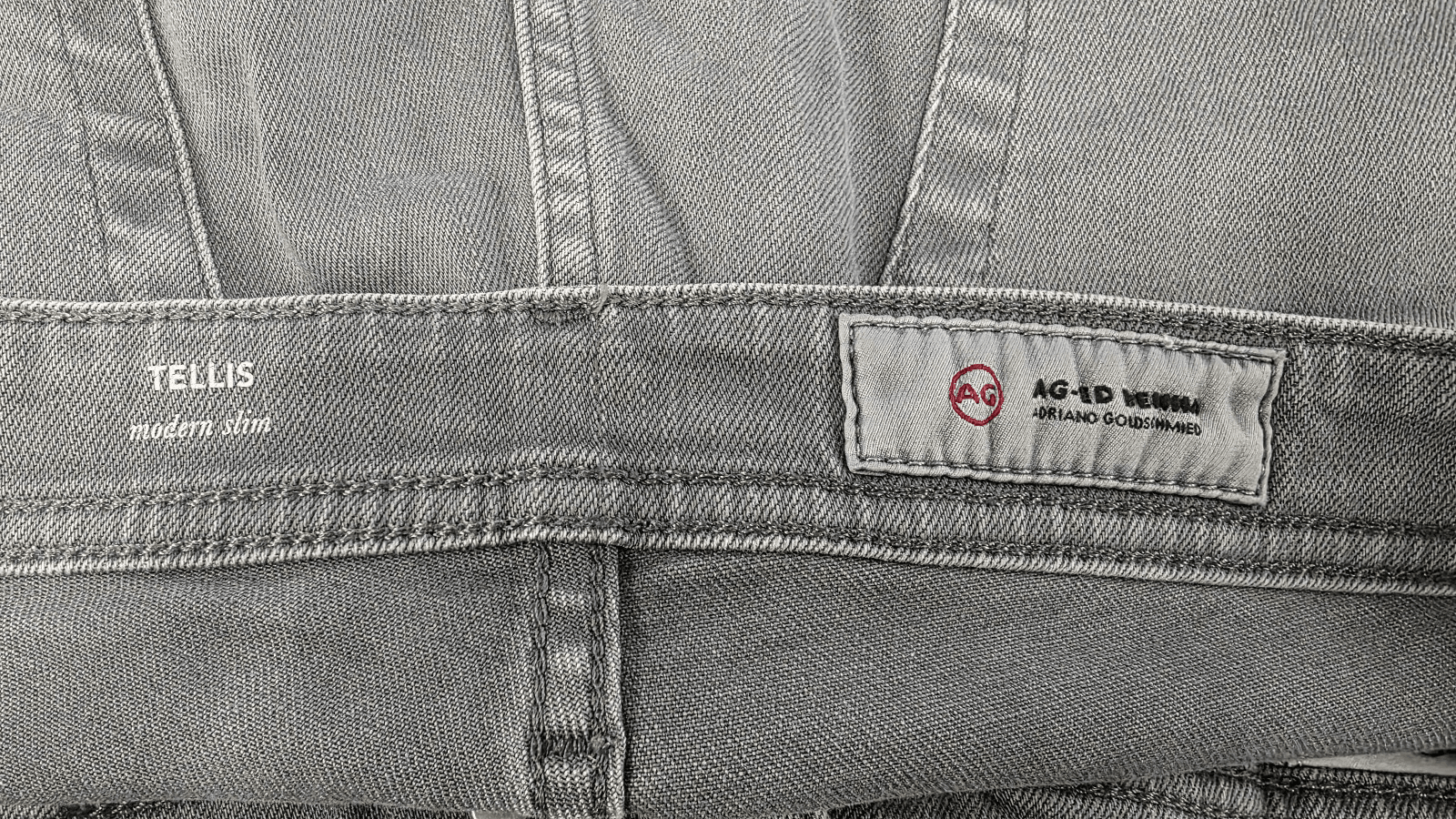AG Jeans Tellis Modern Slim 36 x 33 7 Years Desert Overcast Cotton Polyester - Thumbnail 2