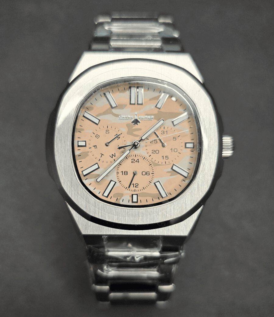 Chase Durer 41 mm Steel Tone Chronograph Mens Watch Stainless steel - Thumbnail 2