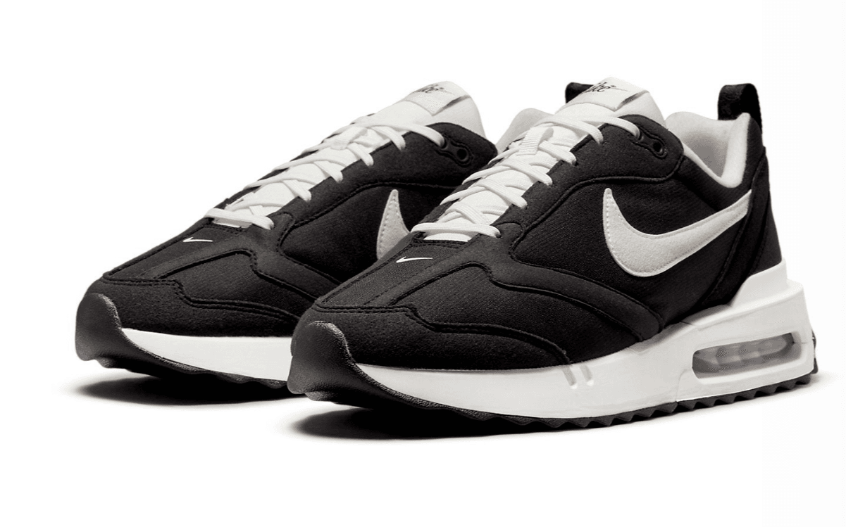 Nike Men's Air Max Dawn Black/White Retro Running Shoes size 9 NEW - Image 1