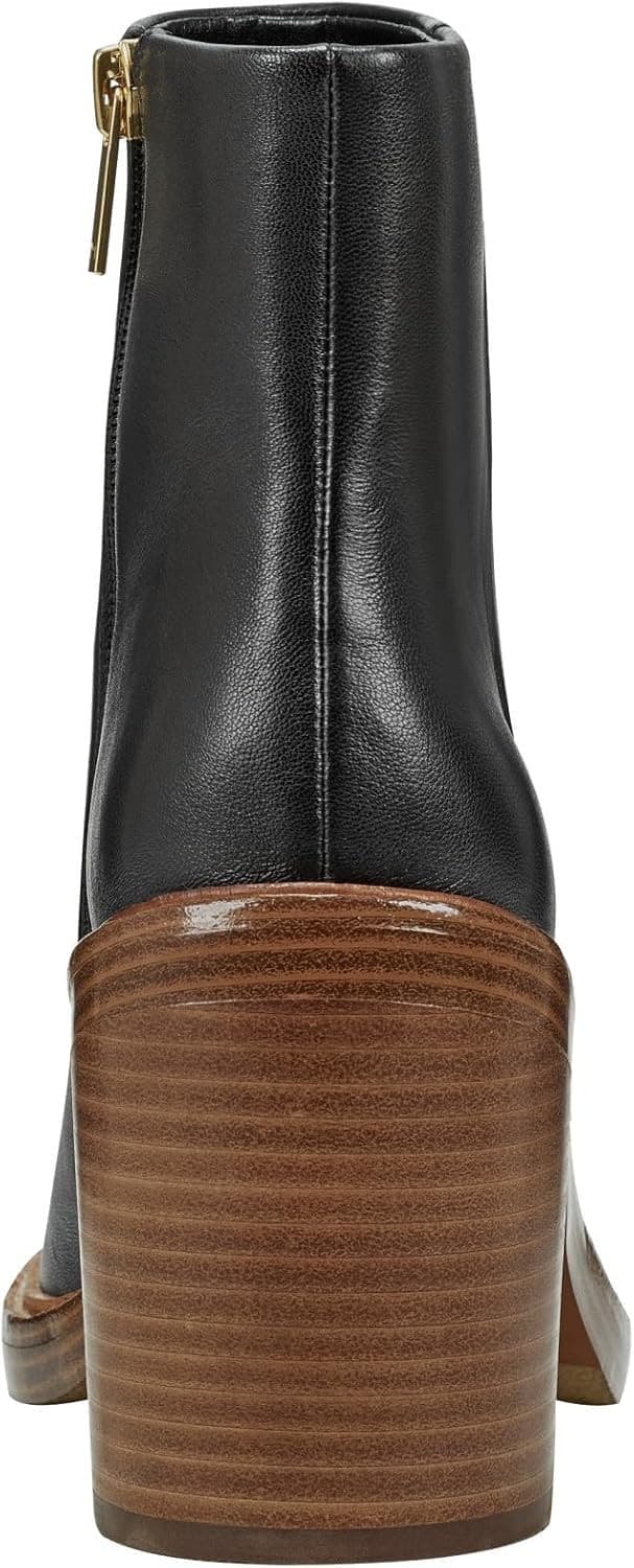 Marc Fisher LTD Women's Haleena Ankle Boot Black Leather Size 8 M - Thumbnail 5