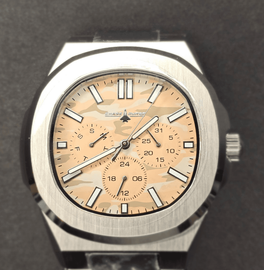 Chase Durer 41 mm Steel Tone Chronograph Mens Watch Stainless steel - Thumbnail 3