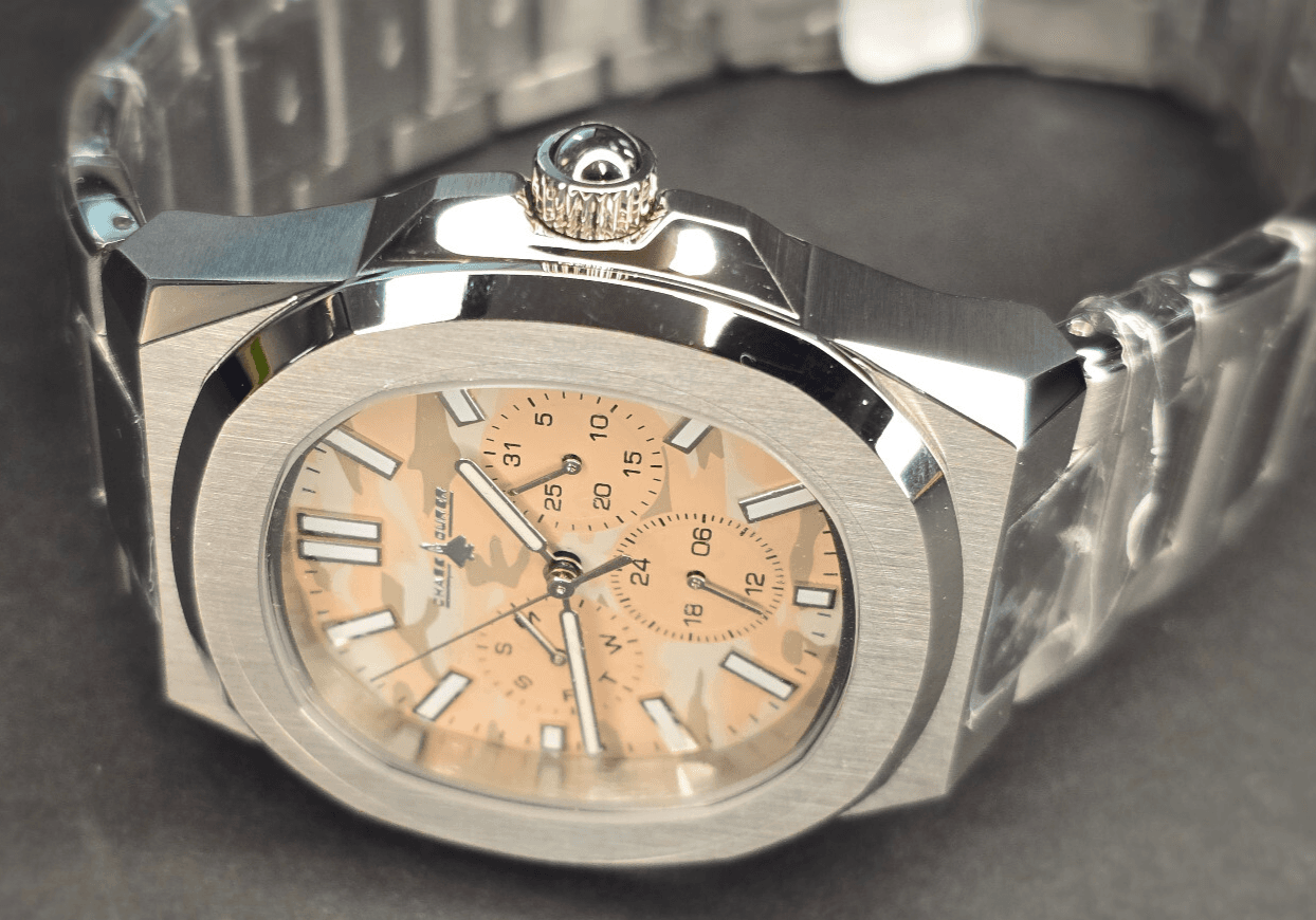 Chase Durer 41 mm Steel Tone Chronograph Mens Watch Stainless steel - Thumbnail 4
