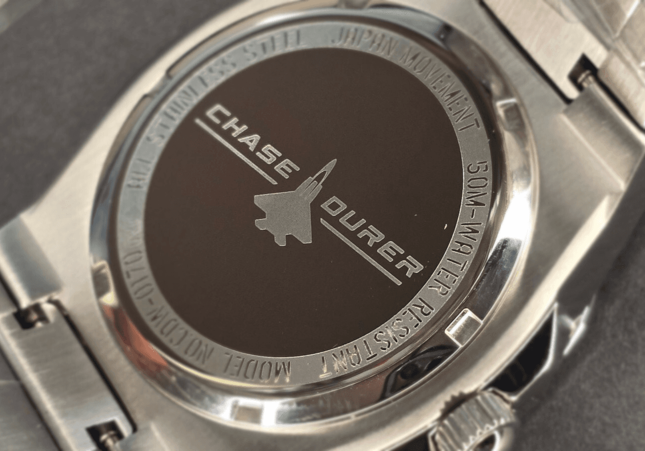 Chase Durer 41 mm Steel Tone Chronograph Mens Watch Stainless steel - Thumbnail 5
