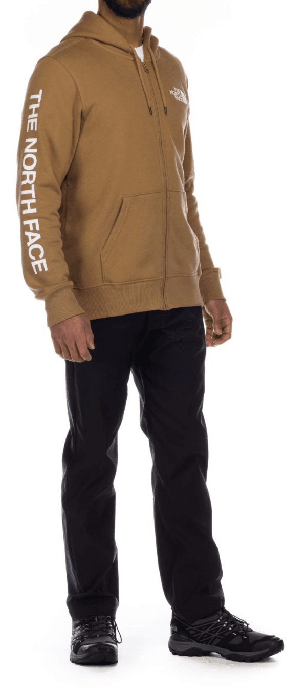 The North Face Men's Half Dome Full Zip Hoodie Jacket Utility Brown Large - Thumbnail 2