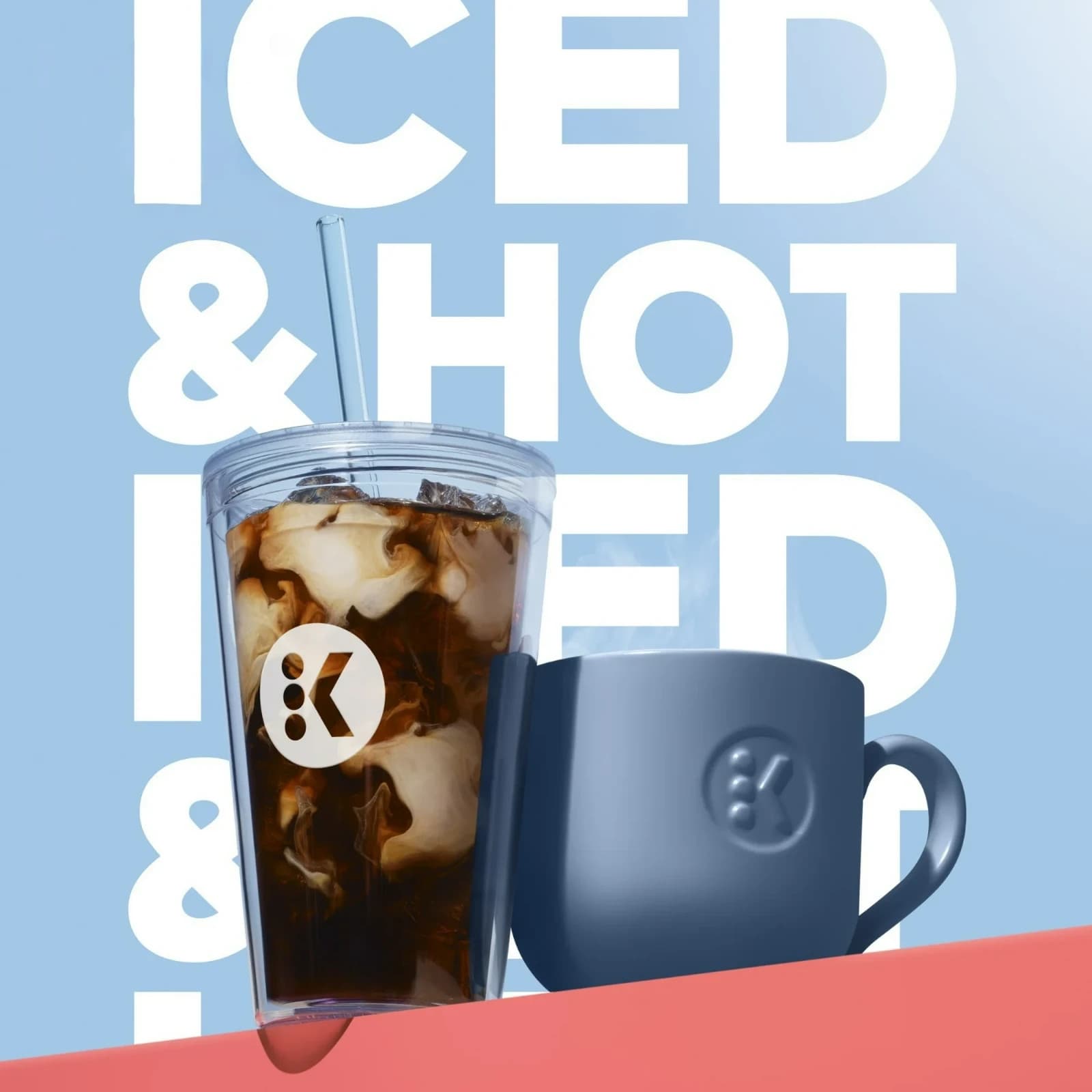 K-Iced Essentials Single-Serve Coffee Maker – Iced & Hot K-Cup Pods, Black - Thumbnail 10
