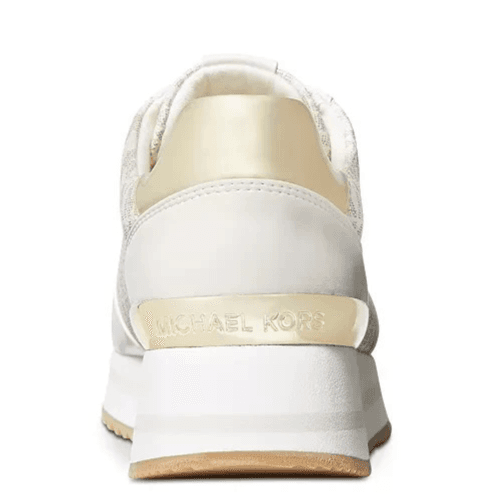 Michael Kors Women's Monique Knit Running Trainer Sneakers Cream Size 9 M - Thumbnail 3