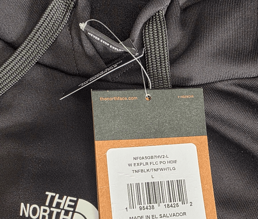 THE NORTH FACE Women's Exploration Pullover Hoodie, TNF Black/TNF White Logo, L - Thumbnail 3