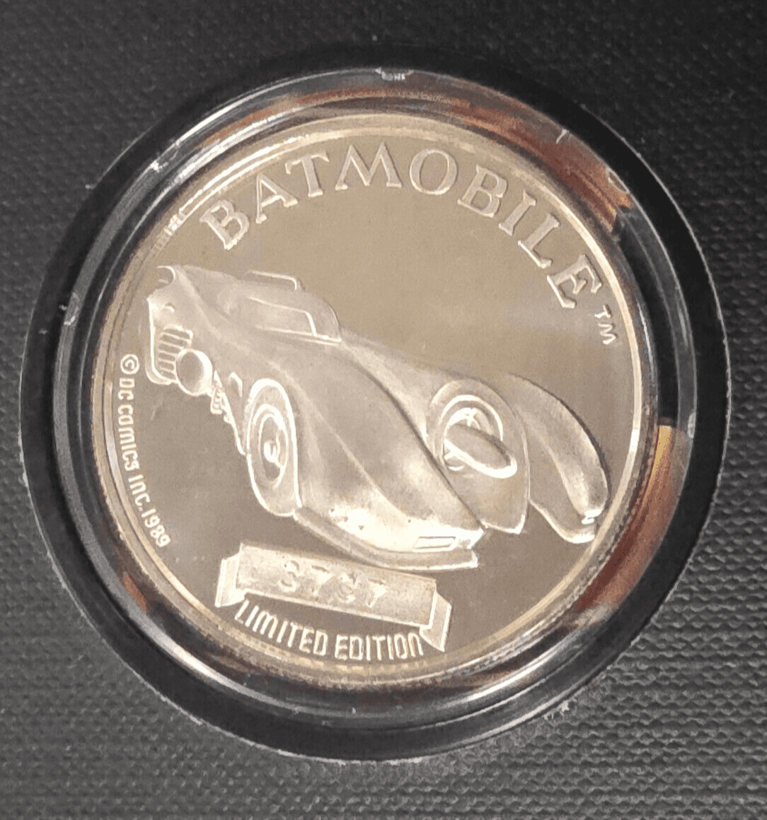 Batman GOTHAM CITY 1939-1989 50th Anniversary Proof Silver Coin - Thumbnail 5