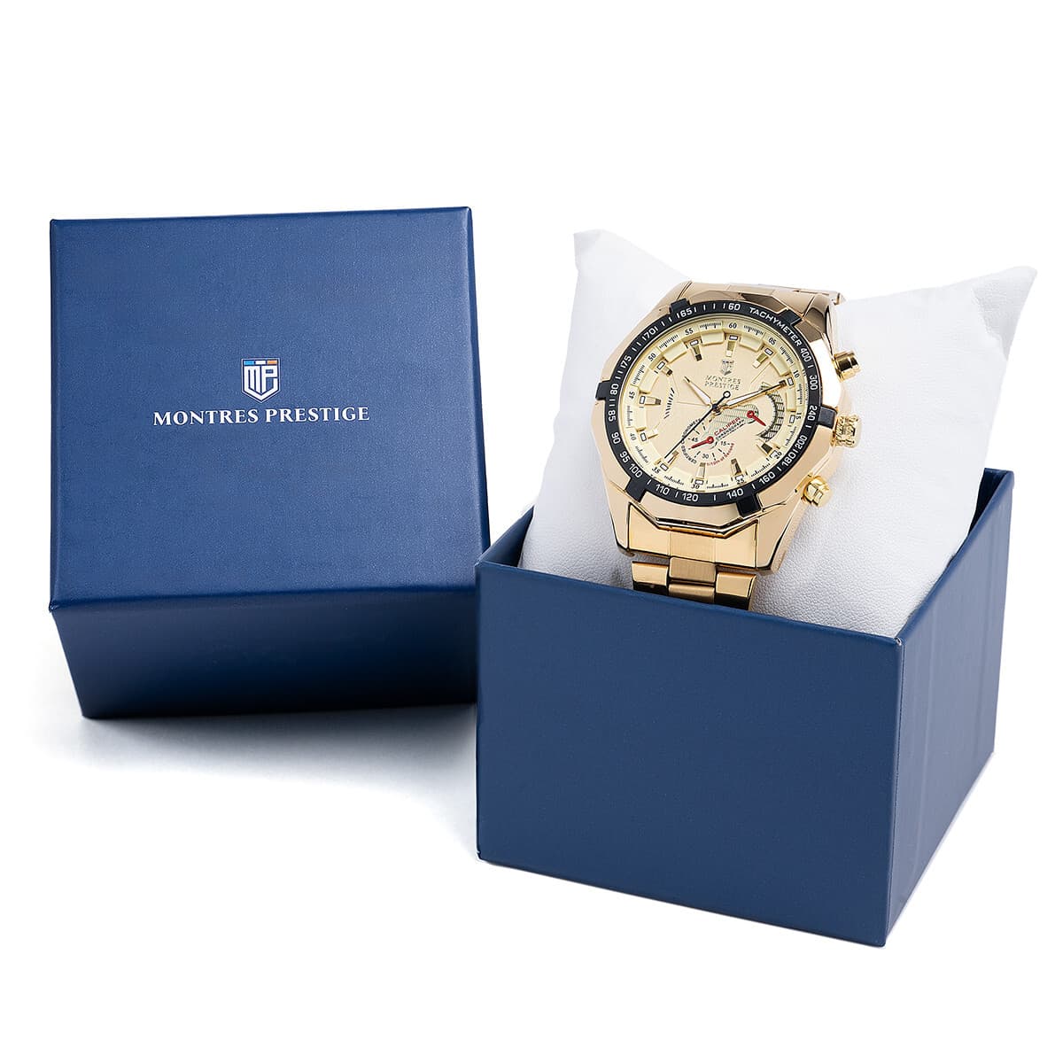 Invicta X Montres Prestige Men's Gold/Black Watch 46mm MPW-0099 New! - Thumbnail 2