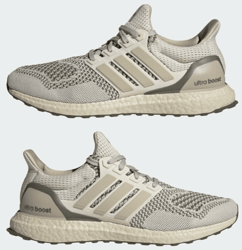 Adidas Men's Ultraboost 1.0 Running Shoes Alumina/Wonder Beige/Olive Strata 14 M - Thumbnail 6
