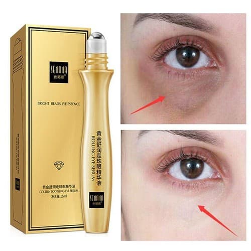 24K Gold Eye Serum Peptide Collagen Cream Roll-on Essence Anti Wrinkle Puffiness - Thumbnail 10