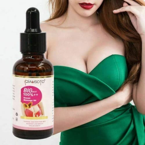 Qiansoto Papaya Chest Lift Up Firm Breast Enlargement Massage Essential Oil 40ml - Thumbnail 11
