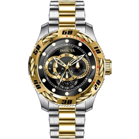 Invicta Speedway GMT Date Day Quartz Black Dial Men's Watch 50mm - Image 1