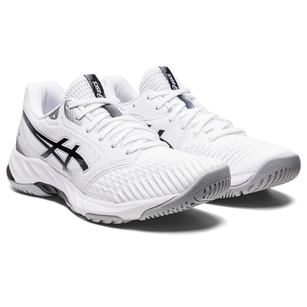 ASICS Netburner Ballistic FlyteFoam 3 Women's Shoes 10 US, White/Black - Image 1
