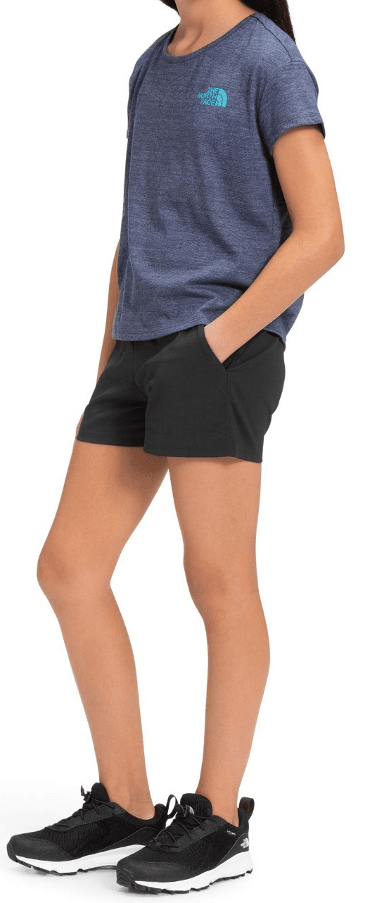 THE NORTH FACE Girls' Aphrodite 3.0 Short, TNF Black, Small 7/8 - Thumbnail 2