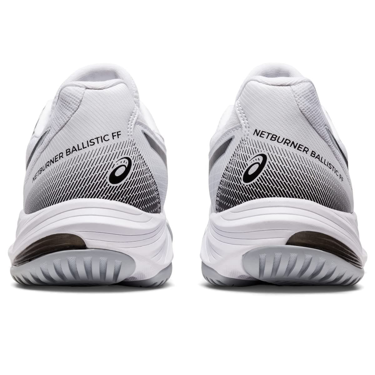 ASICS Netburner Ballistic FlyteFoam 3 Women's Shoes 10 US, White/Black - Thumbnail 6