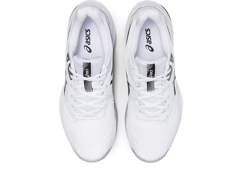 ASICS Netburner Ballistic FlyteFoam 3 Women's Shoes 10 US, White/Black - Thumbnail 5