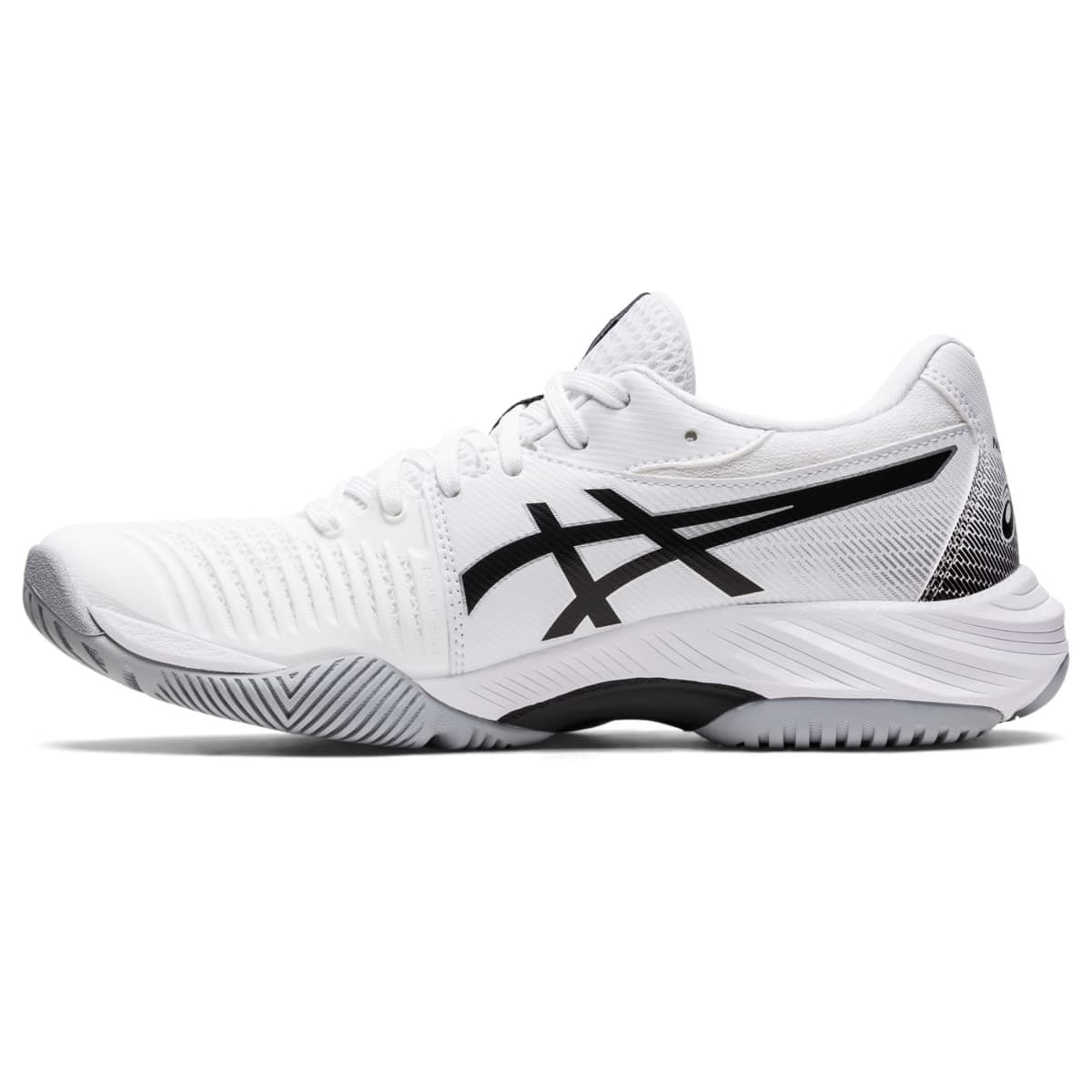ASICS Netburner Ballistic FlyteFoam 3 Women's Shoes 10 US, White/Black - Thumbnail 3