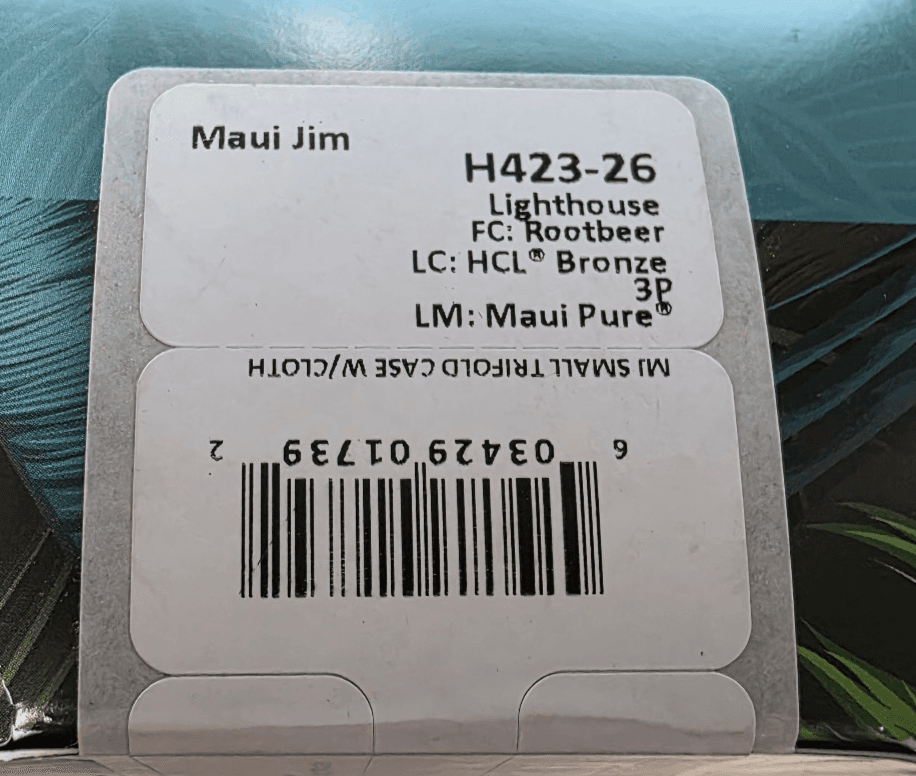 Maui Jim H423-26 Lighthouse Rootbeer Frame / HCL Bronze Polarized Lenses - Thumbnail 7