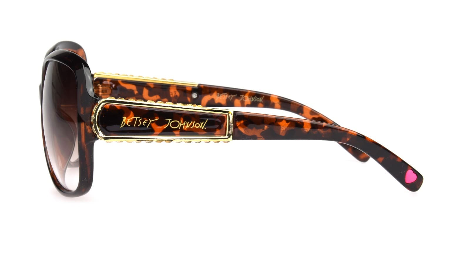 Betsey Johnson Women's Oversized Square Tort Sunglasses - Thumbnail 3