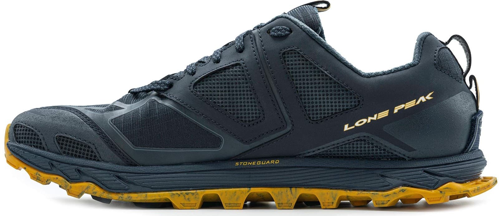 Altra Lone Peak 4.5 Mens Trail Running Shoes Carbon Blue AL0A4PE5404 Size 9 M - Thumbnail 3