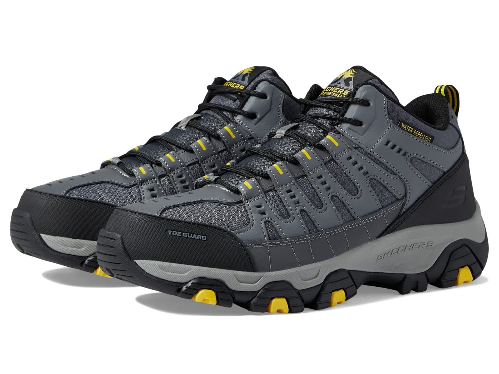 Skechers Terrabite-Ravlin 'Black Grey' Men Shoes Size 9 EE - Wide - Image 1