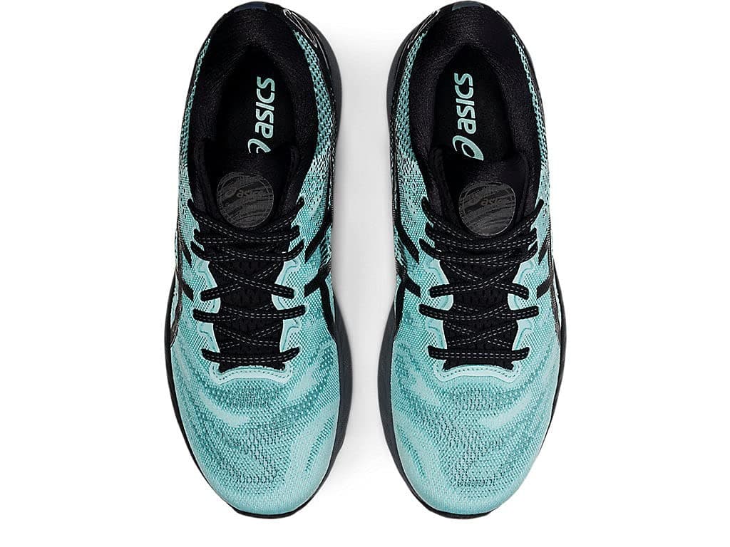Asics Gel Nimbus 23 Mens Running Shoes Clear Blue/Gunmetal Size 13.5 M - Thumbnail 5