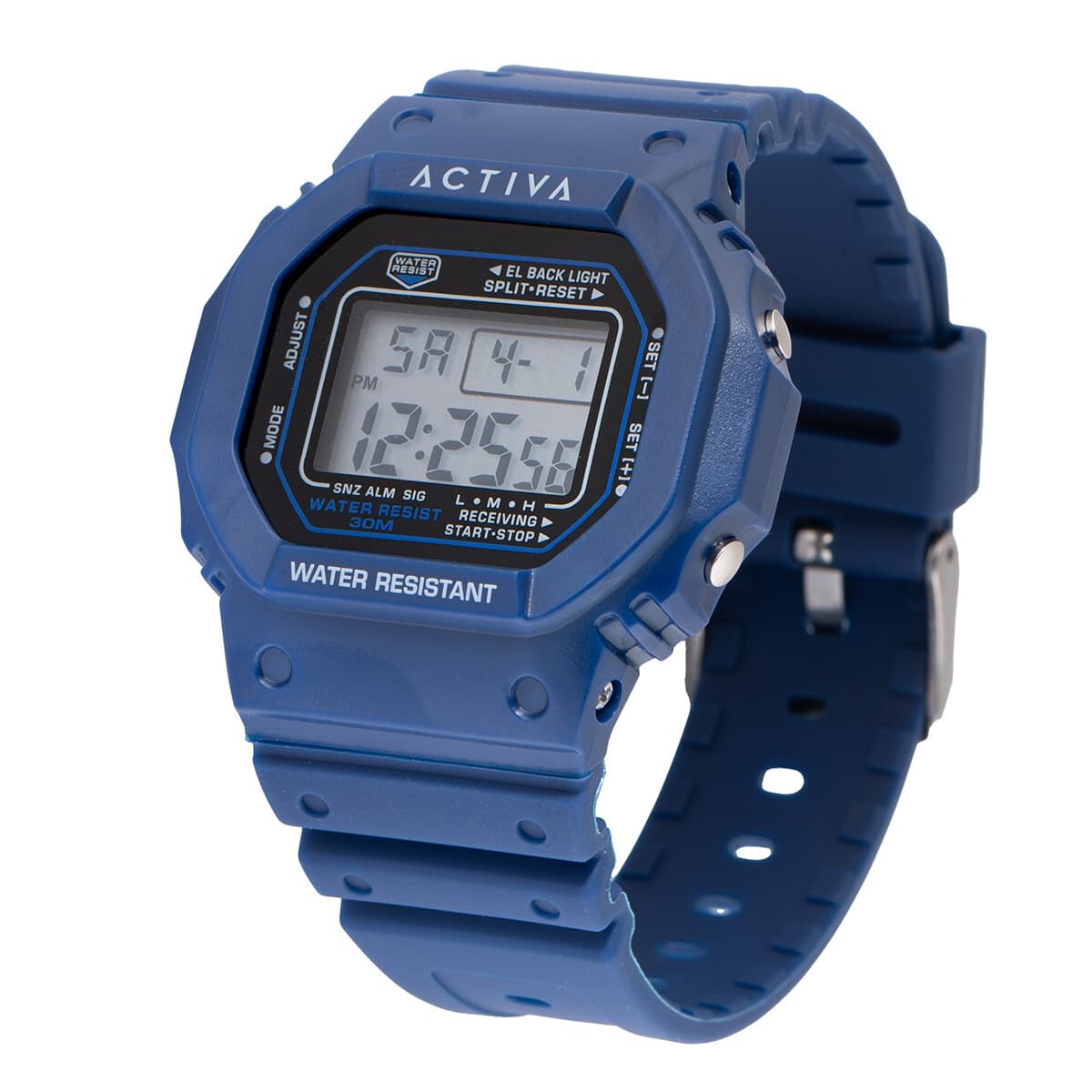 Activa Retro X Invicta Men's Digital Watch 44.5mm Blue - Image 1