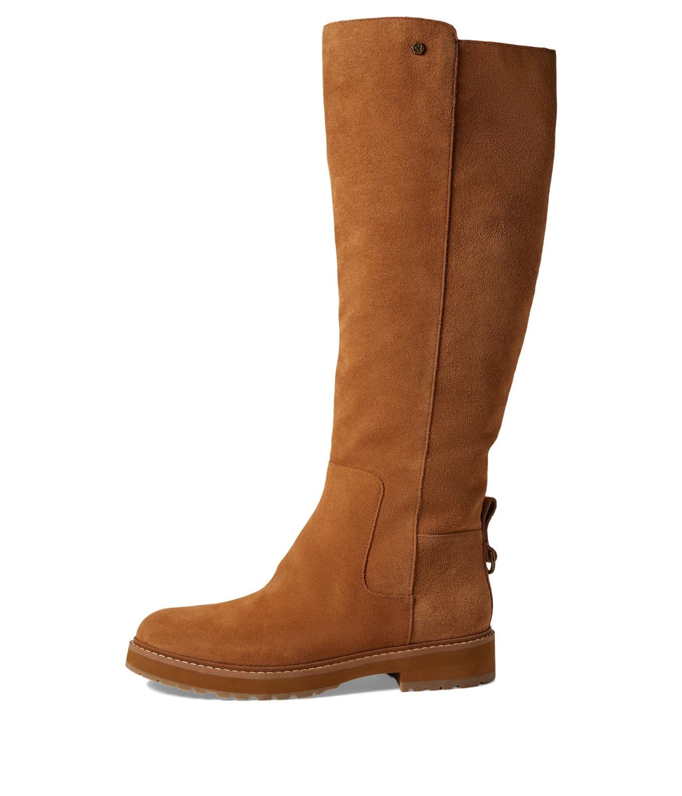 Cole Haan Waterproof Greenwich Tall Boot Golden Honey Suede/Antique size 9 M - Thumbnail 3
