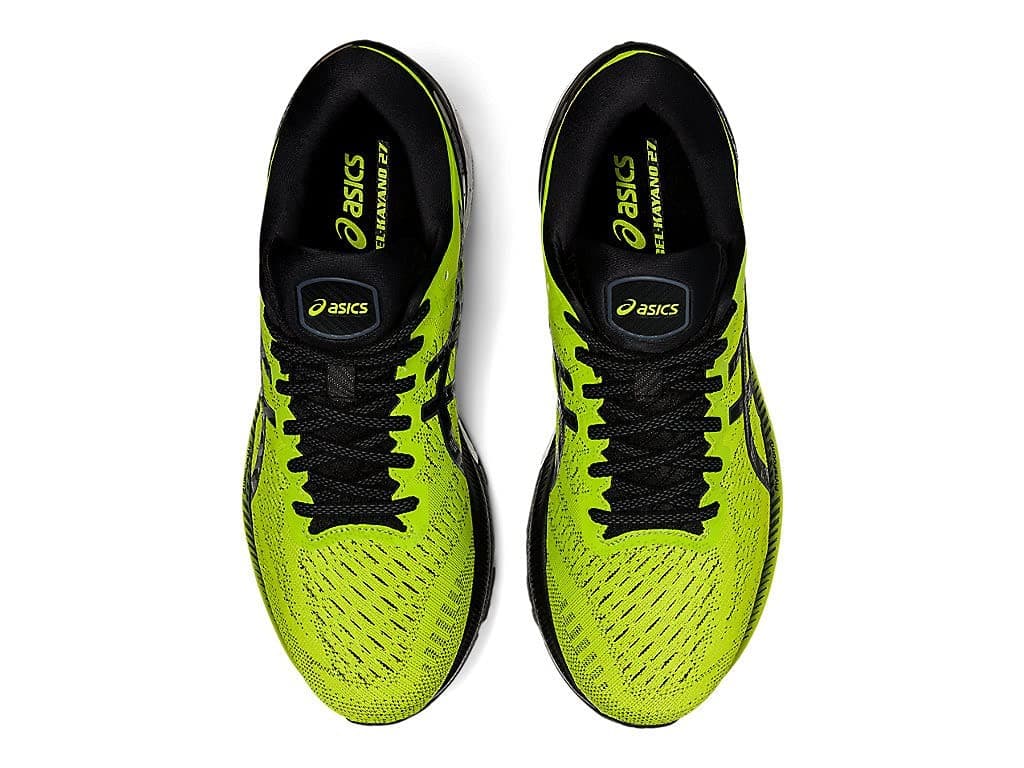 Asics Gel-Kayano 27 Men's Running Shoes Size 10 M Lime Zest/Black - Thumbnail 6