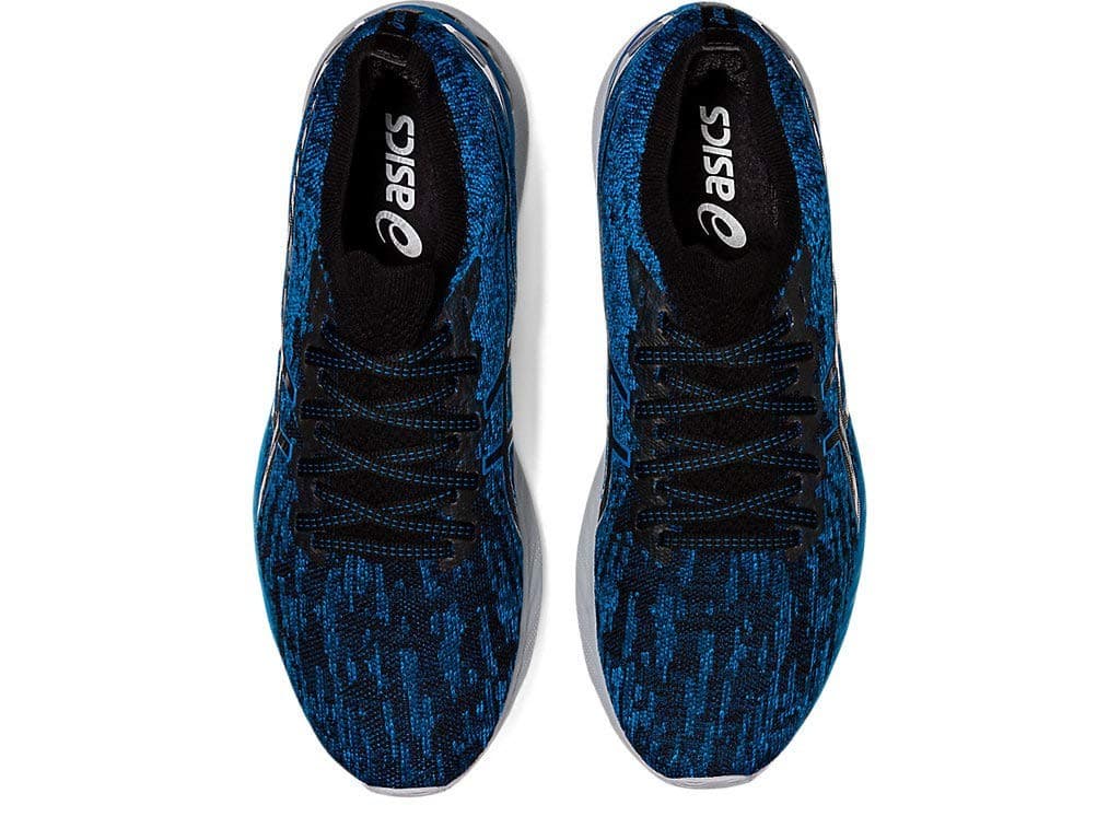 ASICS Men Gel Nimbus 23 Knit Running Shoes Reborn Blue/Black/Knit 9.5 M - Thumbnail 5