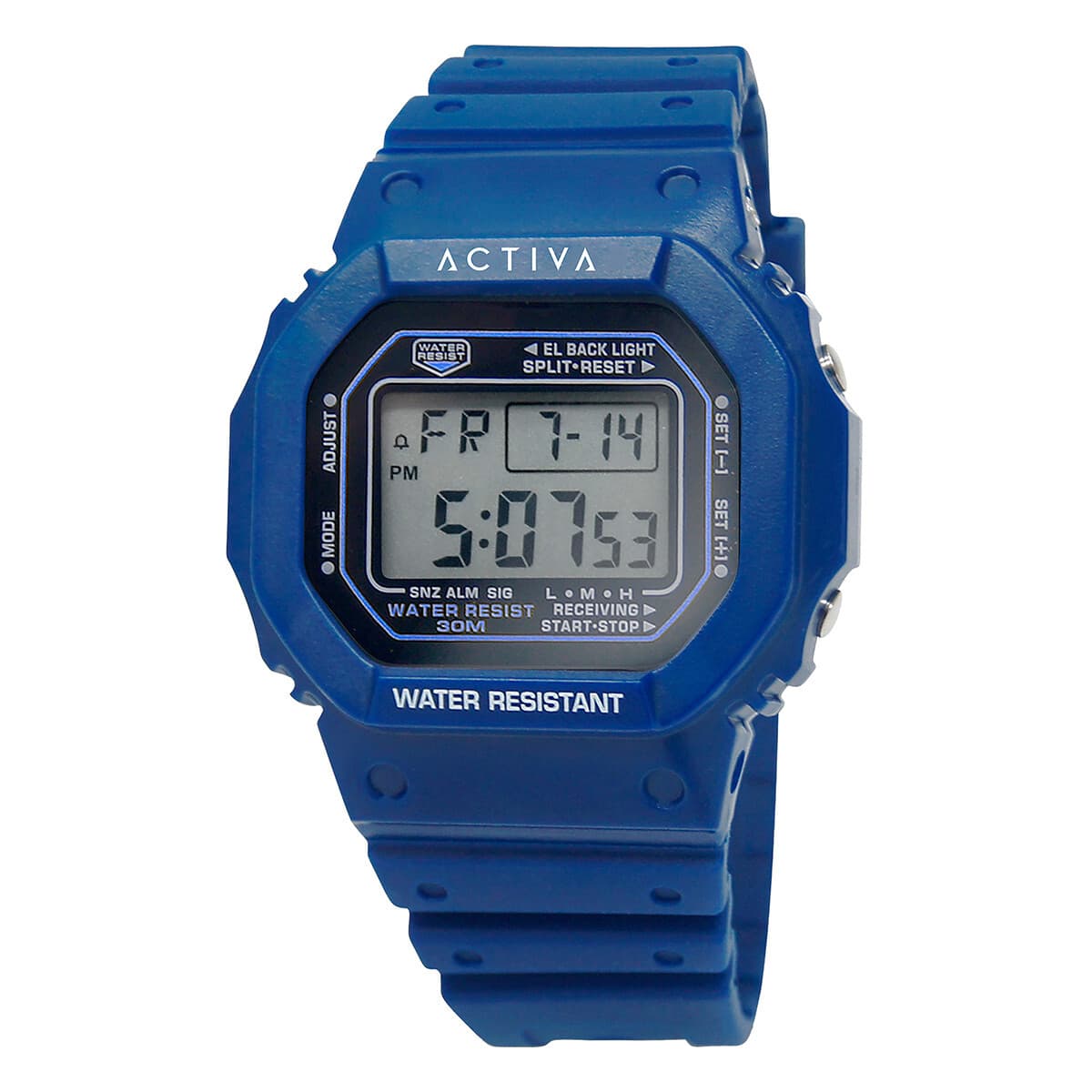 Activa Retro X Invicta Men's Digital Watch 44.5mm Blue - Thumbnail 2