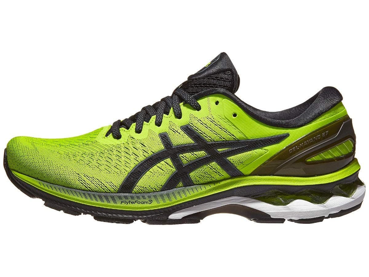 Asics Gel-Kayano 27 Men's Running Shoes Size 10 M Lime Zest/Black - Thumbnail 3