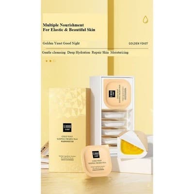 24x SENANA Gold Yeast Sleeping Mask – Hydrating, Brightening, Anti-Aging - Thumbnail 7