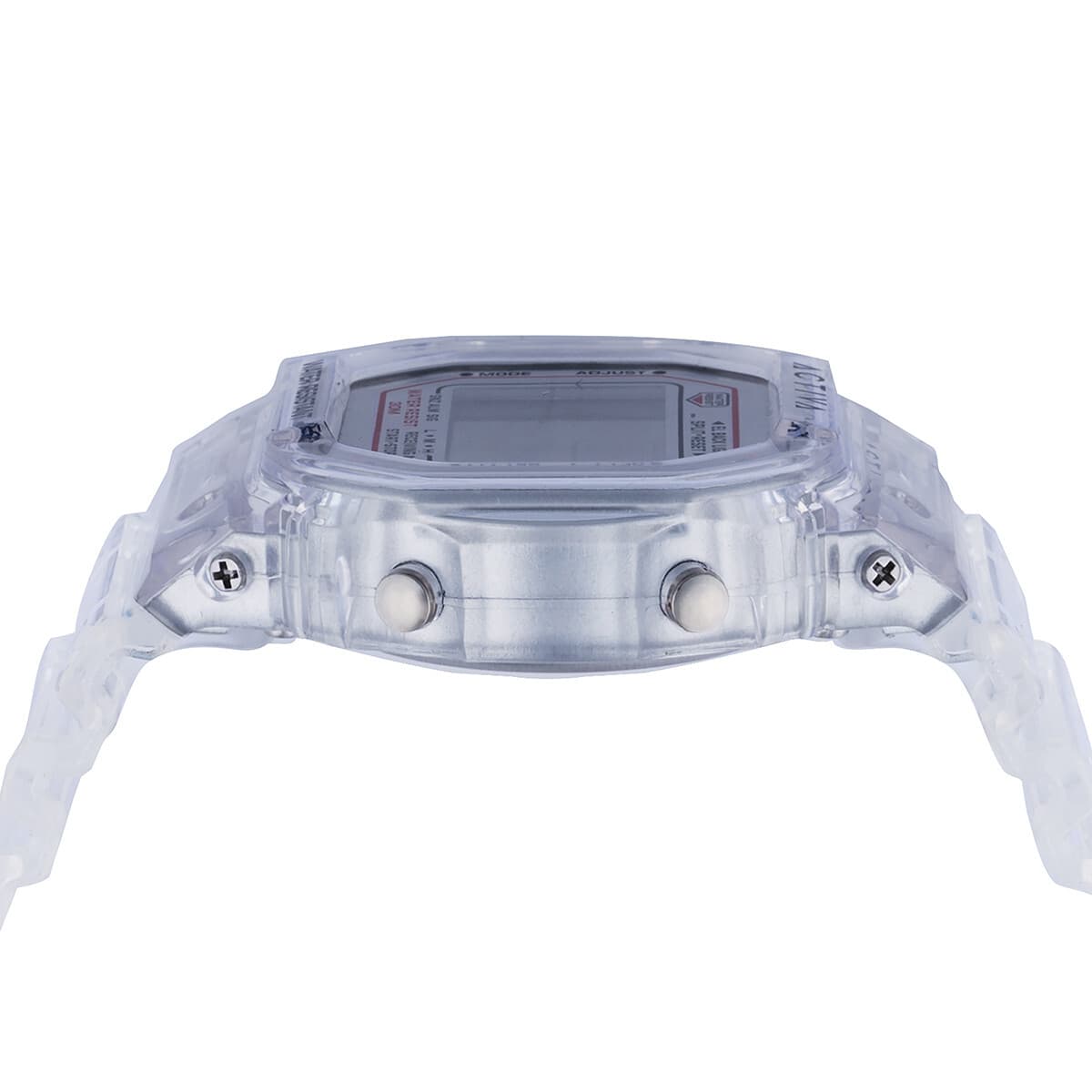 Activa Retro X Invicta Men's Digital Watch 44.5mm Transparent - Thumbnail 3