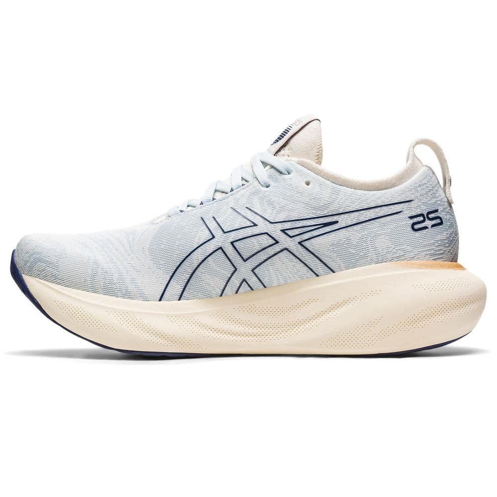 ASICS Women's Gel-Nimbus 25 Running Shoes, 8 US , Sky/Cream - Thumbnail 3