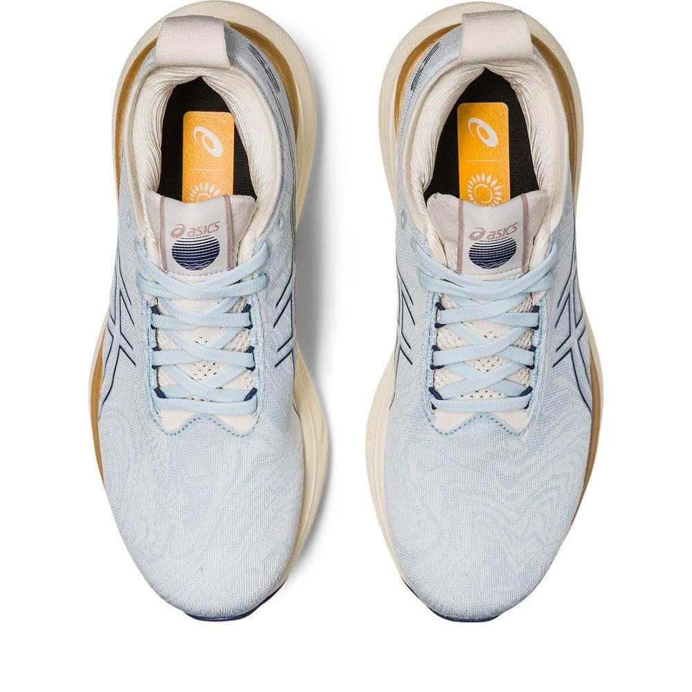 ASICS Women's Gel-Nimbus 25 Running Shoes, 8 US , Sky/Cream - Thumbnail 5