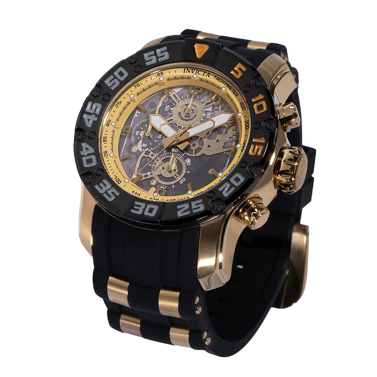Invicta Racing JM Limited Edition Men's Watch - 48mm. Black. Gold 48065 - Thumbnail 2