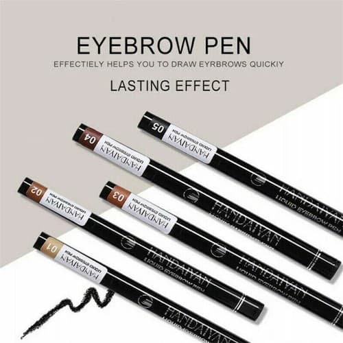2 Pack Long-Lasting Liquid Tattoo Eyebrow Pens: 4 Tips, 3D Fork Microblading Ink - Thumbnail 7