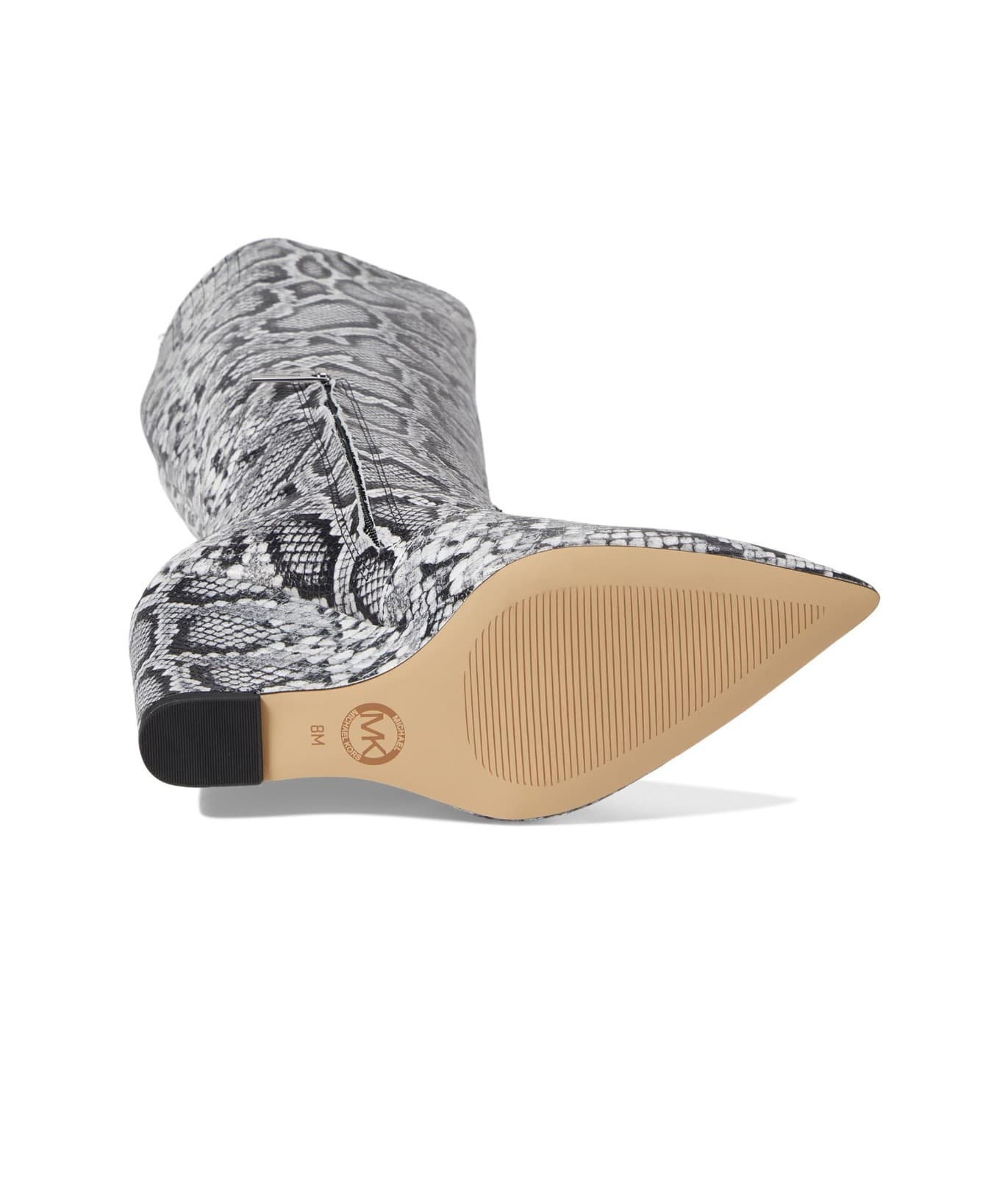 Michael Kors Isra Snake Embossed Leather Wedge Boot Size 8 M - Thumbnail 5