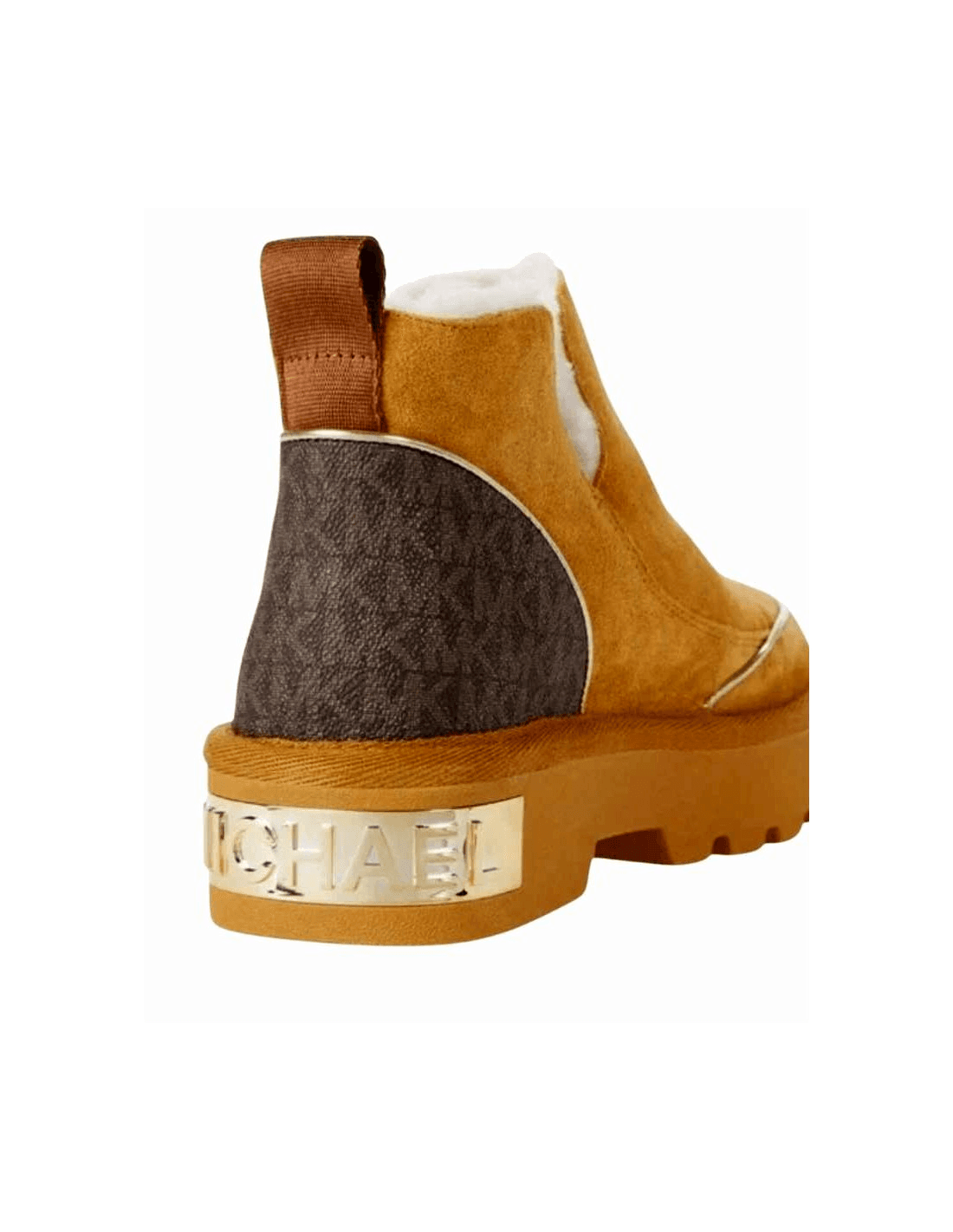 NEW MICHAEL KORS Tobbaco SUEDE LEATHER COMFORT BOOTS SIZE 8 M - Thumbnail 3