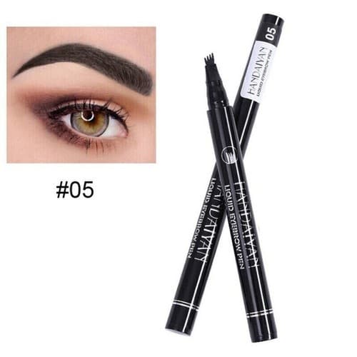 2 Pack Long-Lasting Liquid Tattoo Eyebrow Pens: 4 Tips, 3D Fork Microblading Ink - Thumbnail 12